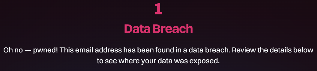 Résulat de l'analyse